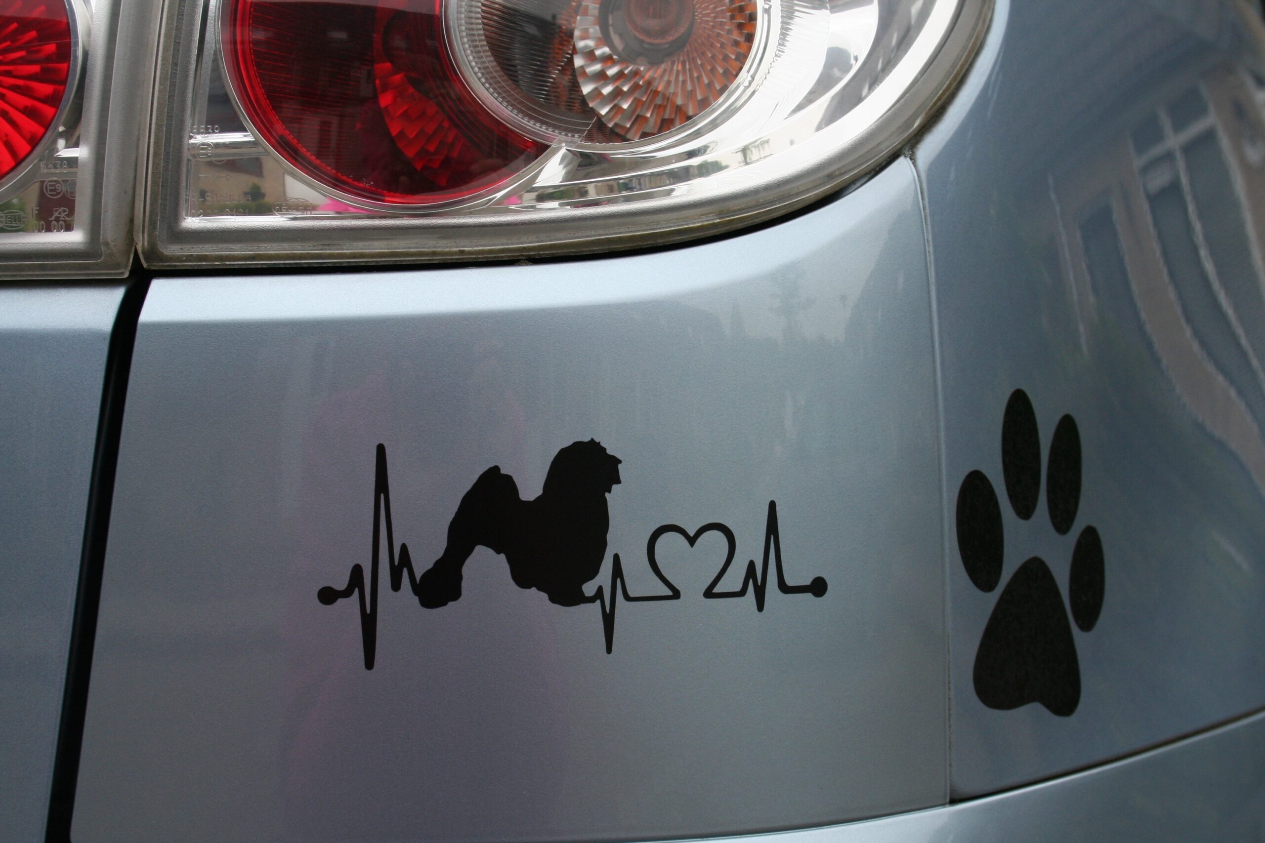 Voorbeeld autosticker